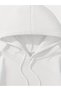 Pmg Shop Slagon Printed White Hooded Sweatshirt - 4