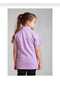 Unisex Lila Color Cotton Polo Collar School Tee - 3