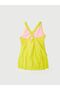Flexible Fabric Printed Girls' Skirted Swimsuit - 2