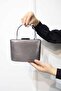 Women's Platinum Triangle Stone Evening Dress Evening Bag - 4
