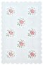 Lace Embroidery Look PVC Runner Coffee Table Cabinet Cover / Size: 41 X 82 Cm / 1 Piece
