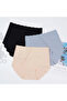 Anthracite Micro Transparent Seamless Panties Thin Elastic High Waist No Trace Corset for Woman - 5