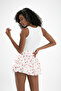 Hello Shorts Skirt Layered Ruffled Flounce Mini Trend Skirt with Shorts - 7