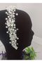 Bridal Tiara Pearl Tiara Flower Tiara Crystal Tiara - 2