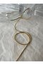 Gold Color Steel Italian Chain Thin Unisex Necklace - 2
