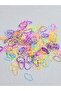 Transparent Colorful Line Thin Rubber Buckle Perm Rubber Buckle - 2