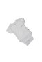 Unisex Baby White Tie Short Sleeve Snap Badi 4023