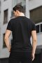 Caster Ottoman Fabric Basic Slim Fit Lycra Men's Tshirt - 4