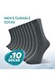 10 Pack Men's Cotton High Quality Soft Breathable Durable Premium Boxed Socks - 2