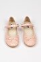 Girl's Soft Sole Powder Patent Leather Ballerinas - 3