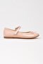 Girl's Soft Sole Powder Patent Leather Ballerinas