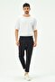 Men's Loose Cut Straight Leg Sweatpants 785 Navy Blue - 2