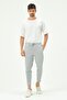 Men's Zippered Leg Back Pocket Sweatpants 782 Gray - 4