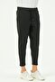Men's Zippered Leg and Back Pocket Sweatpants 854 Black - 8