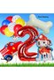 Paw Patrol Marshall Fireman Dog Concept 2 Year Old Birthday Party Balloon Set Paw Patrol Bone Balloon