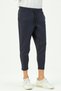 Men's Straight Leg Waist Detail Sweatpants 855 Navy Blue - 7