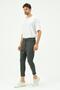 Men's Loose Cut Straight Leg Sweatpants 785 Anthracite - 4