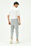 Men's Zippered Leg Back Pocket Sweatpants 782 Gray - 5