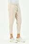Men's Straight Leg Sweatpants with Back Pocket 783 Stone - 7