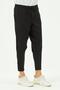 Men's Straight Leg Sweatpants with Back Pocket 783 Black - 8
