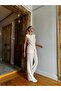 Beige Linen Vest and Trousers Set