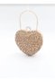 Women's Evening Dress Heart Evening Bag with Stones