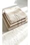 Family Prayer Rug Set-Minimal Kaaba Embroidered - 3