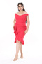 Women's Plus Size Fujya Waist Draped Back Hidden Zipper Dress 65N38167