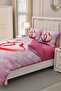 Cotton Satin Double Duvet Cover Set with Elastic Sheets Valentine's Day - 4