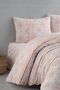 Unique Salmon 100% Cotton King Size Duvet Cover Set - 2