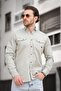 Yx 16176 Double Pocket Covered Snap Fastener Lycra Men's Jeans Shirt - 3