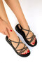 Women's Sandals Black-black 17850 - 5