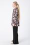 23ds50176al0 Patterned Viscose Women's Tunic with Scarf Collar - 3