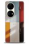 Huawei P50 Pro Case Hd Printed Case - Colorful Doors + Full Screen Protector