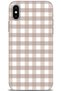 iPhone XS Case Hd Printed Case - Gingham - Mrc