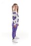 Girl's Heart Printed Trendy Tracksuit Set Cotton Seasonal Ak2504 - 7