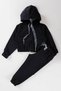 Kids Girls Trendy Hooded Tracksuit Set with Pockets Ak2234 - 7