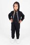 Kids Girls Trendy Hooded Tracksuit Set with Pockets Ak2234 - 3