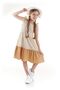 Kids Girl's Summer Dress with Buttoned Hat Ak2516 - 5