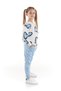 Girl's Heart Printed Trendy Tracksuit Set Cotton Seasonal Ak2504 - 6