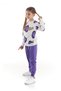 Girl's Heart Printed Trendy Tracksuit Set Cotton Seasonal Ak2504 - 8