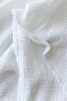 Single Pique Bedspread 4 Layers Muslin Cotton Double Sided White Color 160X240 cm - 6