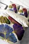 Double Duvet Cover Set Closely Woven Cotton Satin 3D Special Design Colorfull Leave - 2