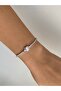 Steel Silver Heart Croco Bracelet - Does Not Tarnish -