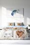 Double Size (with Elastic Sheets) Cotton Satin Duvet Cover Set La Mer