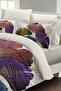 Double Duvet Cover Set Closely Woven Cotton Satin 3D Special Design Colorfull Leave - 4