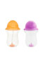 12Months+296Ml Orange and Purple Click Lock Spout Drinking Cup - 2