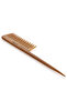 Beech Wood Quality Wooden Comb, Model 4 (Wide Tooth with Bottles) - 2