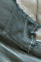 King Size Pike Bedspread 4 Layers Muslin Cotton Double Sided Green 240X260 cm - 4