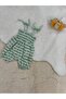 Baby Girl Romper with Tie-Detail Shoulders